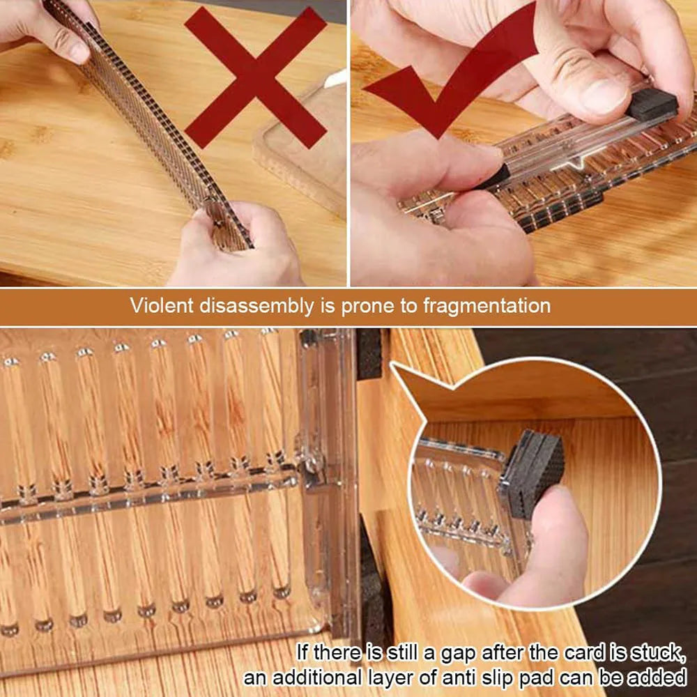 Expandable Drawer Dividers, Adjustable 10.8-20 in Drawer Organizer Separators for Kitchen and Dresser