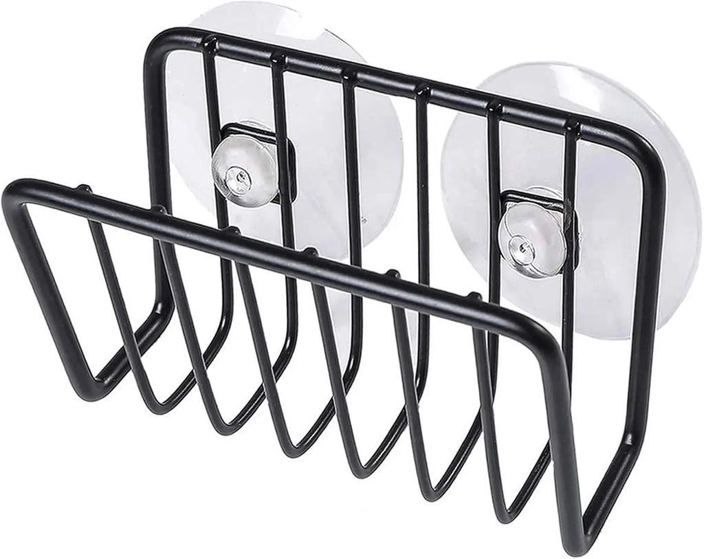 Stainless Steel Sink Sponge Holder with Suction Cups, Kitchen Sink Caddy