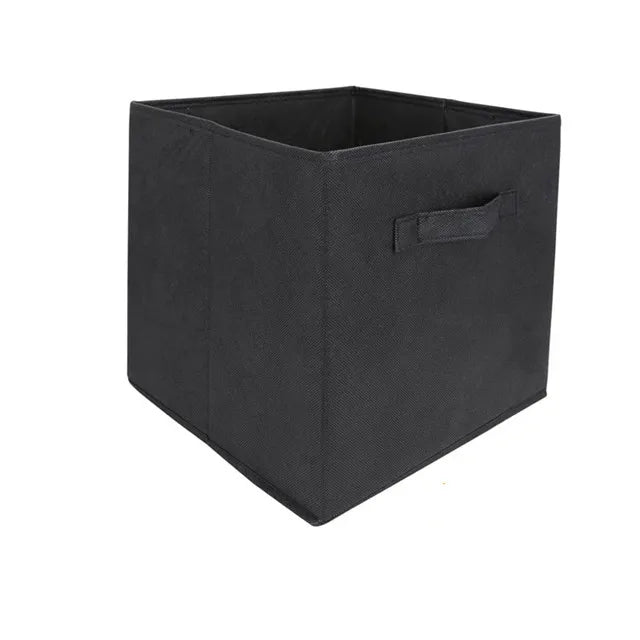 Collapsible Fabric Storage Cube Bin, 10 x 10 x 9 in Foldable Closet and Shelf Organizer