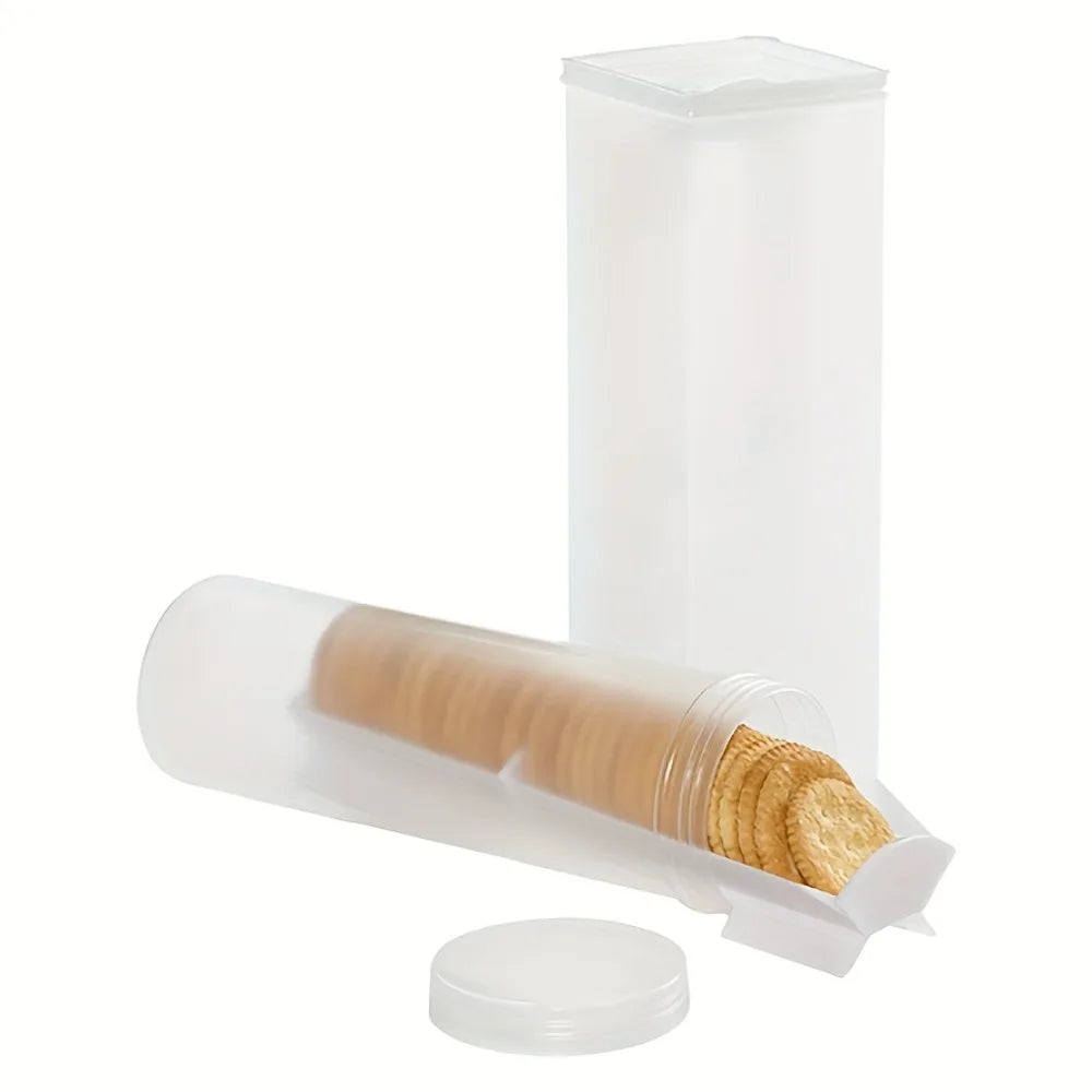 Stackable Airtight Food Storage Container with Flip-Top Lid for Pantry and Kitchen