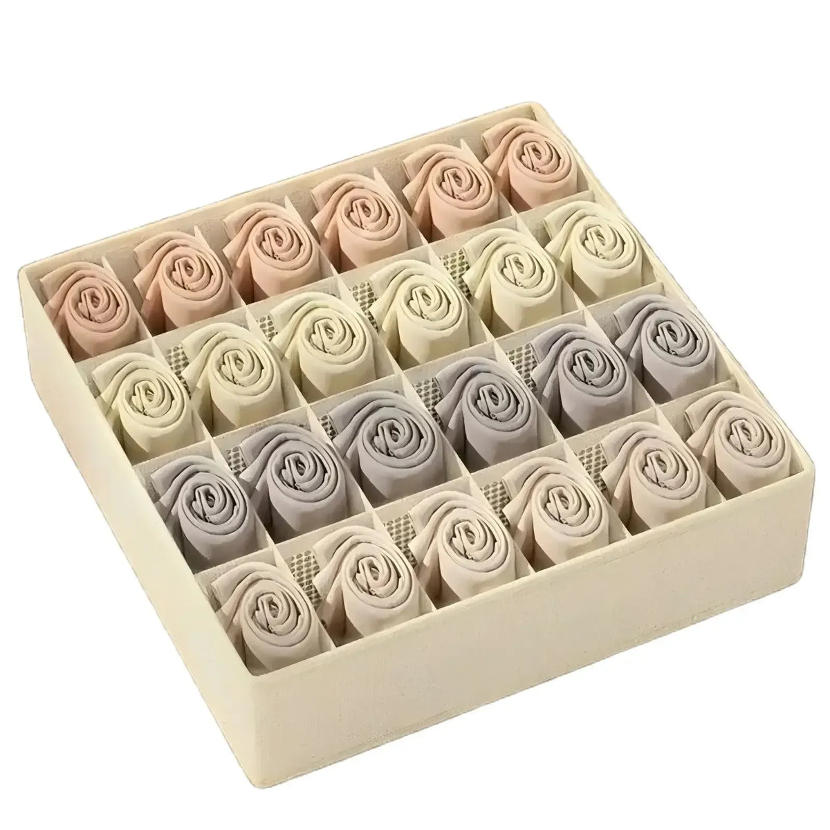 Foldable Drawer Organizer for Socks and Underwear, Fabric Closet Storage Box
