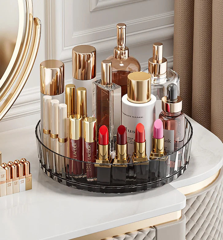 360° Rotating Spice Organizer Turntable for Countertop, Cabinet and Bathroom